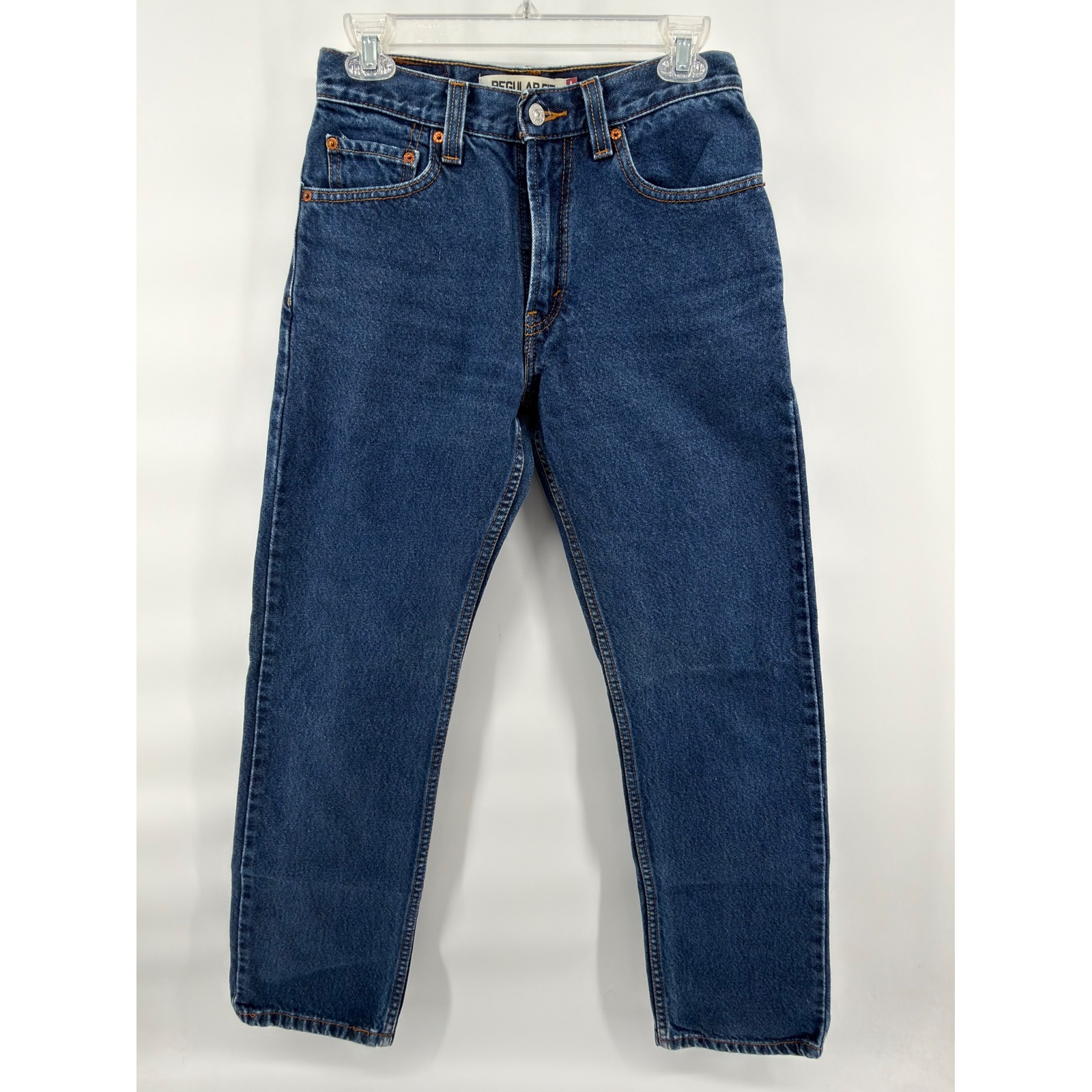 Levi's 505 Regular Fit Men's Denim Jeans Dark Wash W29 L32 Straight Leg